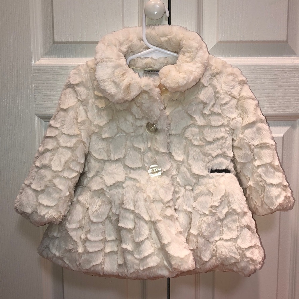 White Calvin Klein Coat